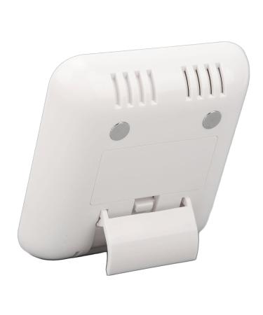 LCD Digital Thermometer & Hygrometer - Accurate Temperature & Moisture Meter for Home Office Baby Room Greenhouse (White) - Buy Online on GoSupps.com