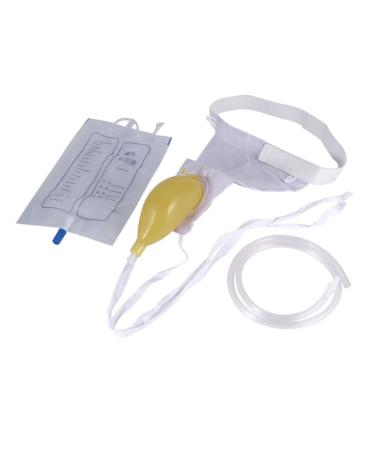 urinalkondom Portable Urinal Reusable Male Female Comfort Fit for Urinary Incontinence with Spill Proof Collection Bag (Female)