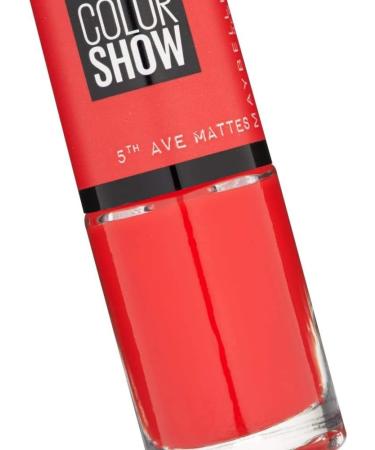 Maybelline New York Color Show 5th Ave Matte 455 Traffic Stop Nail Polish 7ml - Buy Online on GoSupps.com
