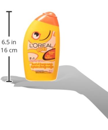 L'Oreal Paris Kids Shampoo and Conditioner Orange Mango 2 in 1 Paraben Free Extra Gentle Dermatologist Tested Tear-Free 265 ml Orange Mango 2 in 1 - Buy Online on GoSupps.com