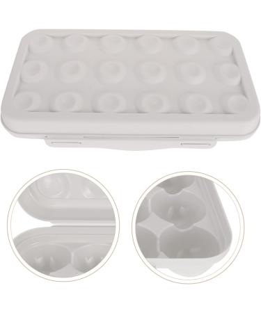 Zerodeko Egg Storage Box Drawers Food Tray Dispenser Egg Cartons Plastic Egg Holder Dog Duck Eggs re-usable - Buy Online on GoSupps.com