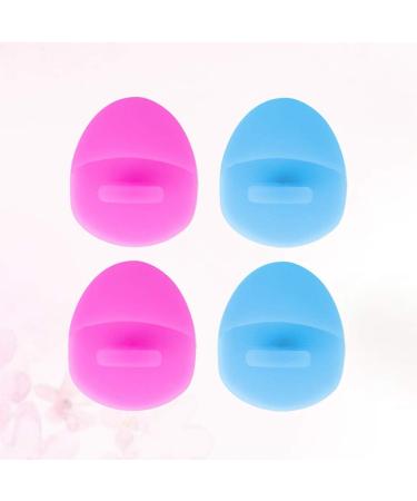 Milisten 4pcs Silicone Face Scrubbers Exfoliator Brush Facial Cleansing Pad Blackhead Scrubber Exfoliating Pore Cleansing Pad Removing Face Brush - Buy Online on GoSupps.com