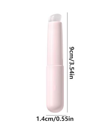 WPSAGEK Silicone Lip Applicator | Reusable Multifuntional Lip Brush for Lipstick Lip Balm & Gloss - Perfect Pink Round Head Aligner - Buy Online on GoSupps.com