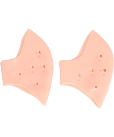 Gel Heel Sleeves Reusable Moisturizing Gel Heel Socks 5 Pairs Toeless Reduce Fine Lines for Cracked Feet - Buy Online on GoSupps.com