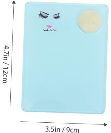 FRCOLOR 3pcs Eyelash Grafting Board - Eyelash Extension Plate & Tool Set for Perfect Lash Extensions - Acrylic Lash Holder & Glue Holder Pallet - Buy Online on GoSupps.com