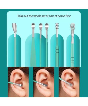 6Pcs Ear Pick Set - Spiral Earwax Removal Kit for Baby & Adults - Portable Ear Care Tool - Color C05 - Buy Online on GoSupps.com