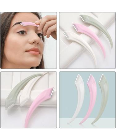 Beavorty 6-Piece Meniscus Anti-Scratch Eyebrow Trimmer Set - Stainless Steel Face Hair Removal for Women | Eyebrow Cutter & Raspers - Perfect Cosmetics Tool - Buy Online on GoSupps.com