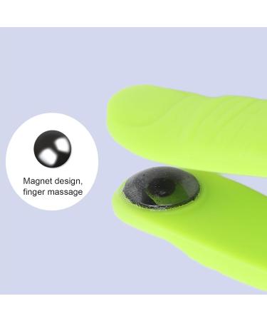 Hand Pressure Point Clip - 4 Pack Acupressure Clips for Stress Relief & Relaxation with Magnet (Green) - Portable Wellness Solution - Buy Online on GoSupps.com