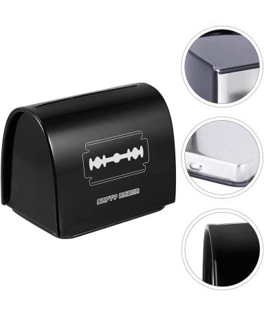 Fomiyes 2-Pack Hairdressing Salon Halter for Sharp Objects Disposal - Black Storage Blade Razor Recycling Center 6.5x6cm - Buy Online on GoSupps.com