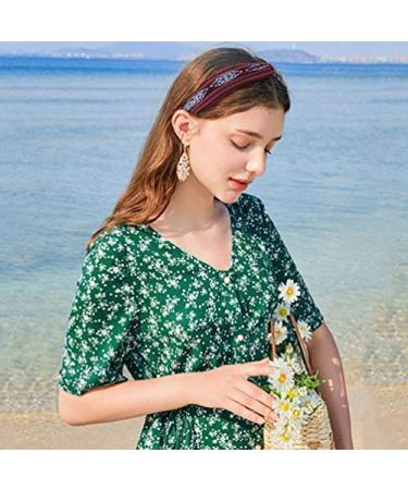 Boho Headbands for Women - Pack of 20 Elastic Knotted Hair Bands | Twisted Head Wrap Floral Bandeau | Fashion Hair Accessories | Classic Style - Buy Online on GoSupps.com