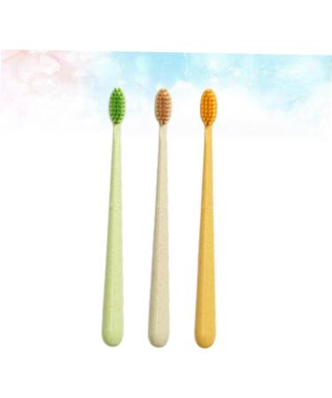 Eco-Friendly Tovinanna 3-Pack Toothbrushes | Comfortable & Vibrant Colors for Kids | Surprise Your Little Ones with Sustainable Brushing! - Buy Online on GoSupps.com