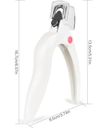 KADS Acrylic Nail Clipper Adjustable Stainless Steel Nail Tip Cutter Artificial Fake Nail Trimmer for False Nail Art Manicure Project - Buy Online on GoSupps.com