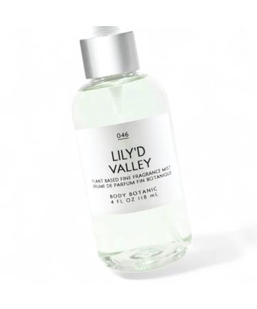 Lily Muguet Fine Fragrance Mist 4 Fl Oz 118 mL - Lily'd Valley the Delicate True Scent of Lily of the Valley