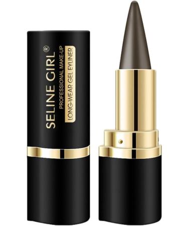 Black Gel Eyeliner - Black Eyeliner Gel Quick Drying | Longwear Eyeliner Gel Stick Makeup Eye-Liners Cream Eyeliner Tool Smudge Proof Eyeliner Pencil Frifer - Buy Online on GoSupps.com