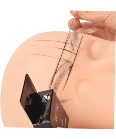 Beavorty eyebrow ink make up kits thread kit brow map line eyebrow measure tool cosmetic measuring line 4.6x1.8x7.5cm Black - Buy Online on GoSupps.com