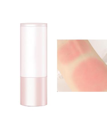 Cream Blush for Cheeks Multi-Use Smooth Pink Blush with Sponge Head | Cheek Tint for Cheeks & Lip & Eyeshadow Makeup Easy Application Natural-Looking Face Makeup 1.5g Jmedic #03 the Peach Blossom