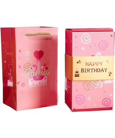 Generic Happy Birthday Surprising Boxes Bouncing Red Envelope Gift Boxes for Family Friend Neighbor Gift 20pcs Bounce Boxes Gift Boxes Gift Bags Pink HAPPY BIRTHDY - Buy Online on GoSupps.com