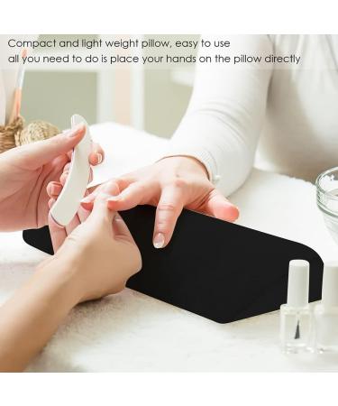 Felenny Nail Art Rest Cushion Detachable Sponge Zipper Design Nail Pillow Hand Rest Professional Salon Hand Arm Holder Manicure Pillow Nail Cushion For Makeup Cosmetic Tools Black - Buy Online on GoSupps.com