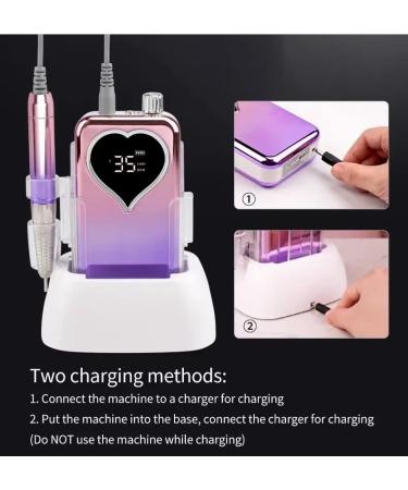 High Speed Electric Nail Drill 35000rpm | Portable Manicure & Pedicure Tool - Buy Online on GoSupps.com