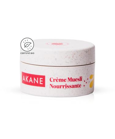 AKANE - Moisturizing Face Cream - Nourishing Muesli Cream - New Packaging 2021 - 100% natural origin certified organic cream - 50ml