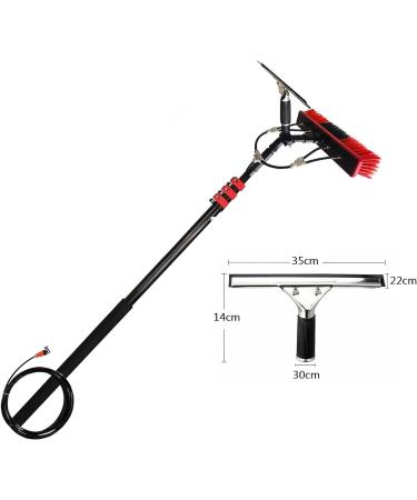 Window Cleaning Pole Water Fed Telescopic Brush for Photovoltaic Panel Cleaning Trucks Windows Telescopic Water Fed Brush (Color : 7.2m/24ft) (3.6m/12ft) - Buy Online on GoSupps.com