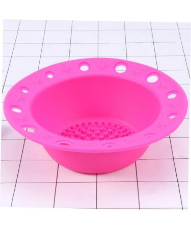 MAGICLULU 1pc Brush Cleaning Pad Make up Brush Holders Silicone Brush Cleaner Makeup Cleaning Pads Brush Cleansing Pad Brush Washing Mat Makeup Washing Pad Makeup Brush Sponge Detergent medium Rosy - Buy Online on GoSupps.com