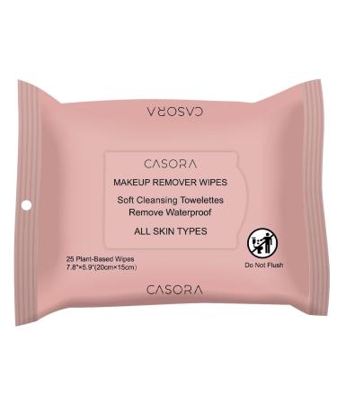 Casora Makeup Remover Face Wipes 25 ct