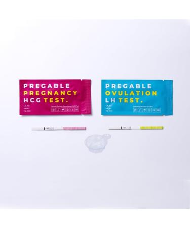 Combo Kit: 50 Ovulation Tests 20 Pregnancy Tests & 70 Cups | Free Tracker App | Accurate & Reliable - Shop Now - Buy Online on GoSupps.com