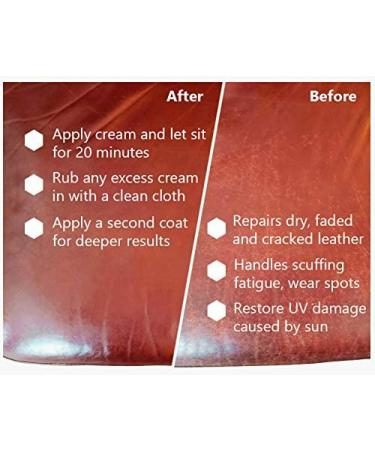 Skidmore's Restoration Cream | Leather Repair & Conditioning | Antique Wood Restorer | Non-Toxic | USA Made | 6 oz - Buy Online on GoSupps.com