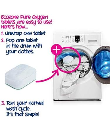 Ecozone Pure Oxygen Whitener Tablets 12 Tablets - Buy Online on GoSupps.com