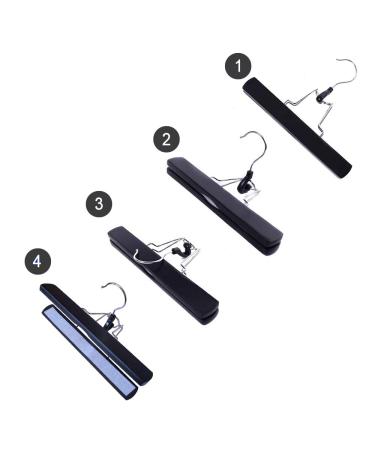 2PCS Wooden Hair Extensions Hanger with Anti-Slip Stickers - Black - Buy Online on GoSupps.com