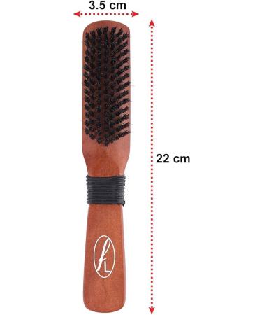 Long + Wide Paddle Bristle Brush Set - Boar and Nylon Bristle Hair Brushes for Afro Curly Hair - Soft Bristle Brush for Women and Men - Buy Online on GoSupps.com