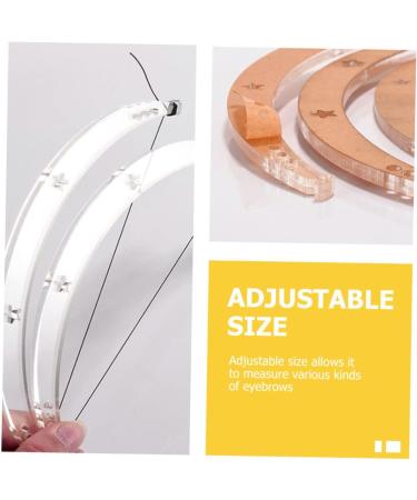 PLAFOPE 1 Set Shaping Eyebrow Shape Mapping Kit Bow Level Ruler Measure Measuring Shaper Marker Auxiliary - Buy Online on GoSupps.com