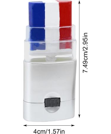  BommFu Pride Face Paint Pencils | 3 Colors Face Makeup - Washable Patriotic Paint Pencil for Sports Makeup European - Buy Online on GoSupps.com