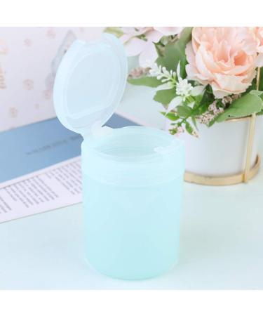 Exceart Cotton Swab Holder Organizer - Glass Canister for Cotton Swabs & Make-Up Sponges (Light Green) - Buy Internationally - Buy Online on GoSupps.com