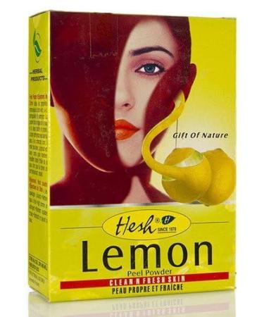 Hesh Herbal Lemon Peel Powder 100GM | 3.5 oz | 100% Natural Herb Powder Lemon Peel 4 Ounce (Pack of 1)