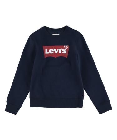 Levi's Kids Batwing Crewneck Sweatshirt Baby Boys 3 Months Dress Blues