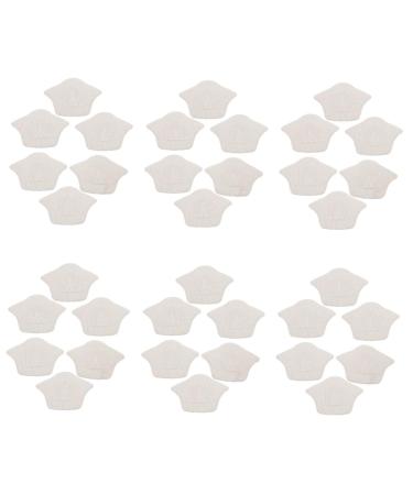 FOMIYES 18 Pairs Cuttable Half Size Stickers Shoes for Women Heels Heel Grips Cushion Womens Shoes Heels Feet Protector Shoe Heel Pads Women's Anti Drop Heel Small Shoes Sponge White