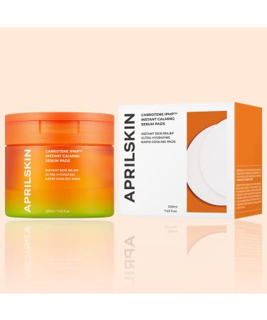 APRILSKIN Carrotene IPMP  Instant Calming Serum Pads | Vegan  Cruelty-Free | Non-comedogenic  biodegradable pads - Buy Online on GoSupps.com