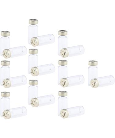 20Pcs Empty Sealed Sterile Serum Clear Glass Vials with - Clear 10ml - Buy Online on GoSupps.com