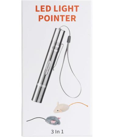 Toozey LED Pointer Cat & Dog Toy - USB Rechargeable 7-in-1 Interactive Pet Toy with 5 Patterns & 2 Bonus Mice | Shop Now for International Delivery! - Buy Online on GoSupps.com