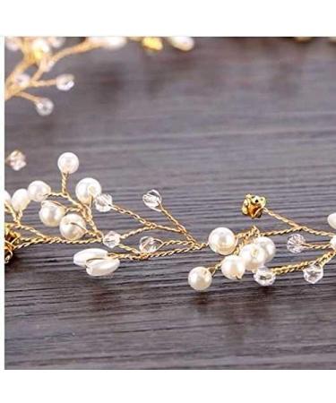 KeenKun Gold Wedding Hair Vine - Long Bridal Headband for Women and Girls - Buy Online on GoSupps.com