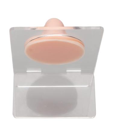 Soft Silicone Nose Model - 3D Piercing Practice Tool with Acrylic Stand | Waterproof Jewelry Display for Beauty Salons - Light Skin Color - Buy Online on GoSupps.com