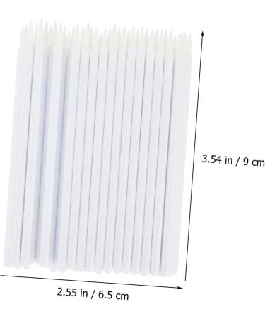 DOITOOL 100pcs Disposable Eyeliner Brush Makeup Brush Girls Eyeliner Brush Eyeliner Fiber Brush Mini Gel 9x6.5cm White - Buy Online on GoSupps.com