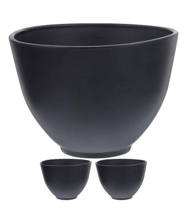 Beavorty 3 Pcs Silicone Facial Mask Mixing Bowls Mud Masks Bowls Condiment Bowls Skin Care Mixing Tools for Home Salon