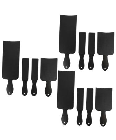 minkissy 3 Sets Hair Coloring Board Double Hair Dye Bowl Highlighting Board for Hair Highlighting Paddle Hair Coloring Applicator Hair Coloring Plate Nursing Diy Baking Oil Plastic Mask