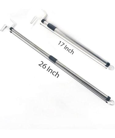 TOPFENG 26 Adjustable Dressing Stick for Shirts, Shoes, Socks - Stainless Steel - Buy Online on GoSupps.com