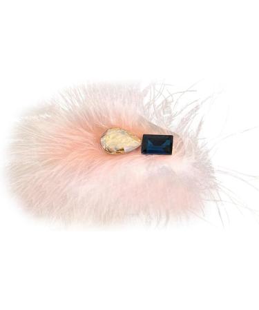xbiez Girls Hair Clip Sparkly Hairpin Y2K Bunches Headdress Hair Accessories Feather Large Crystal Duckbill Clip Hairpin 3 - Buy Online on GoSupps.com