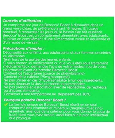 Berocca Boost Effervescent Tablets - Pack of 2 Boxes of 20 Tablets - Buy Online on GoSupps.com