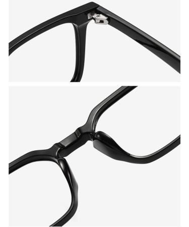 PARWANA Anti Eye Strain Reading Glasses +350 | Stylish Large Square Flat Light Mirror for Men & Women | Ideal Computer Readers - Buy Online on GoSupps.com